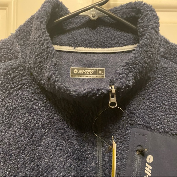 Men’s 1/4 zip Hi-Tec Pullover Sweater Navy-Size XL - Picture 5 of 5